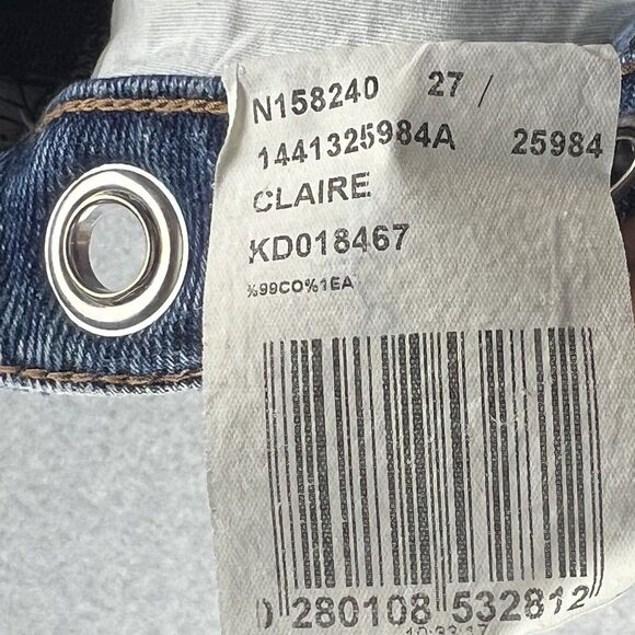 Mavi Claire Shorts Womens 27 Blue Denim High Rise Distressed Cut Off NWT - Picture 16 of 16